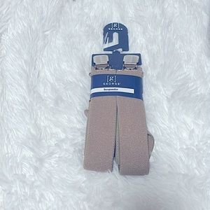 🆕 George Terry 1.5 Inch Suspender - Taupe Color